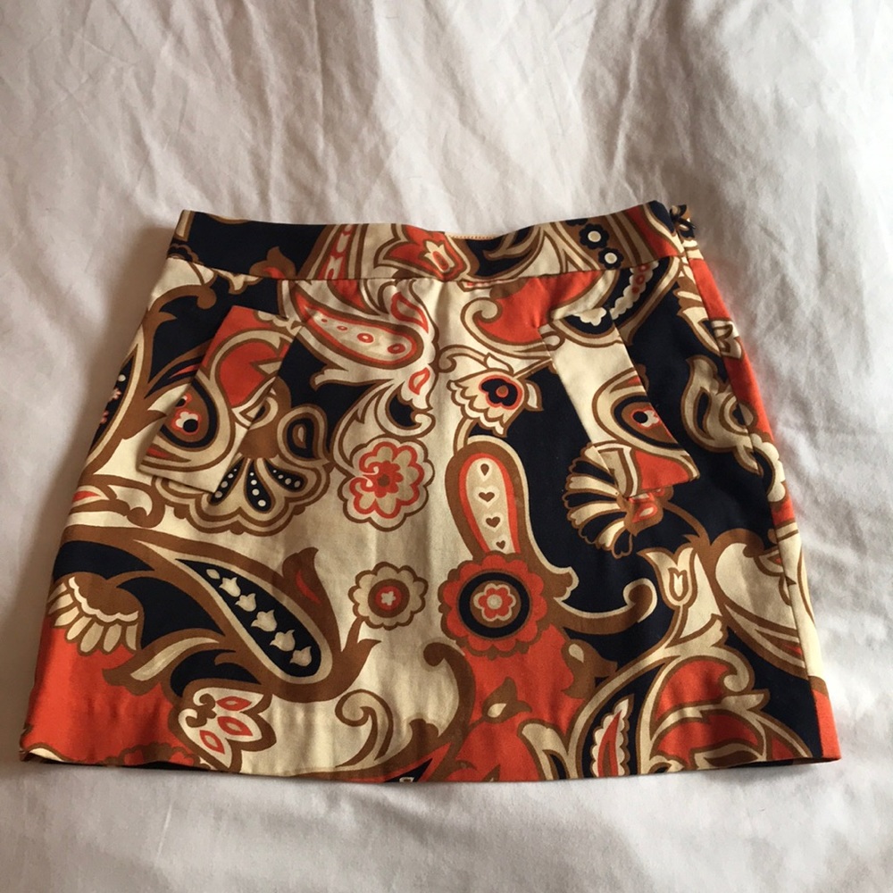 J.Crew Paisley Skirt